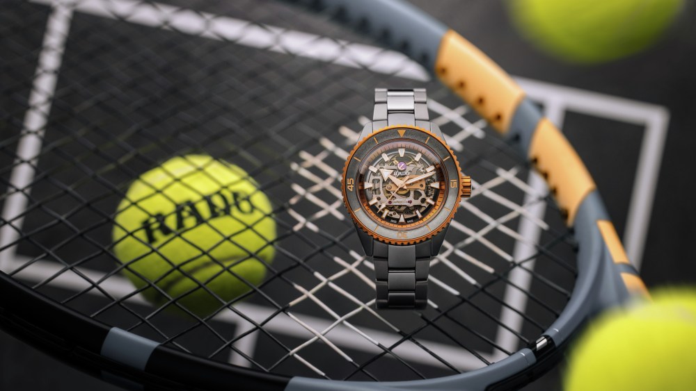 Rado's Captain Cook High Tech Ceramic Skeleton watch