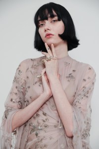 Backstage at Christian Dior Couture Fall 2023