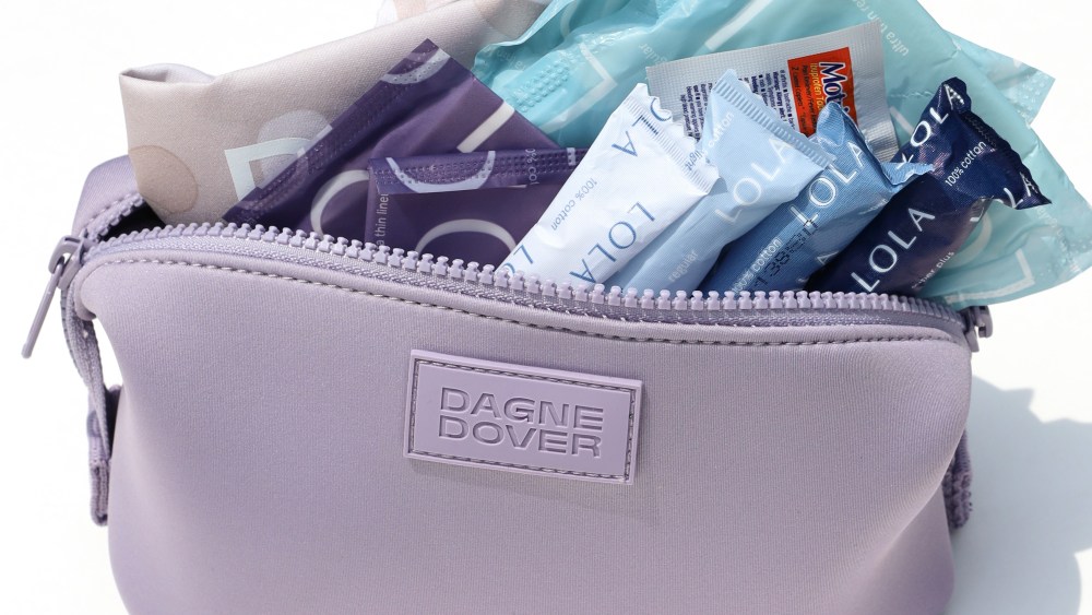 Lola x Dagne Dover On-the-Go Period Kit including Motrin.