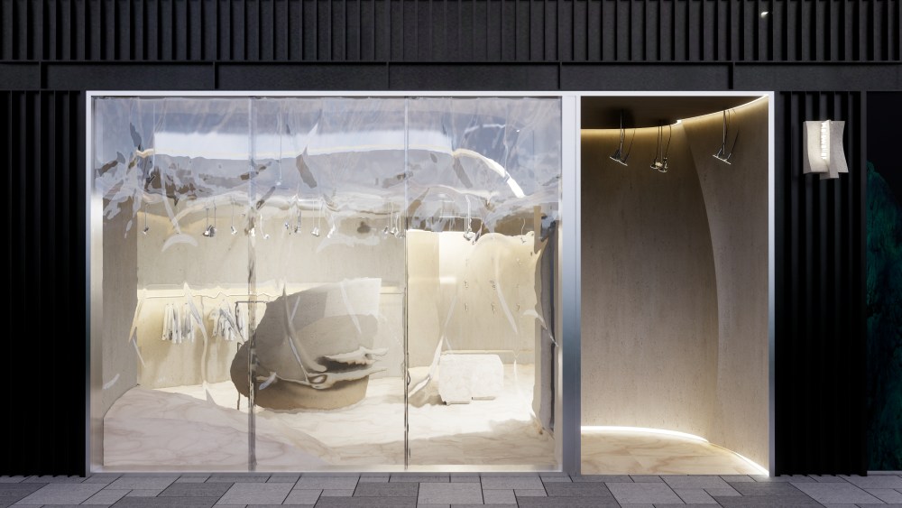 A rendering of the Holzweiler Chengdu store