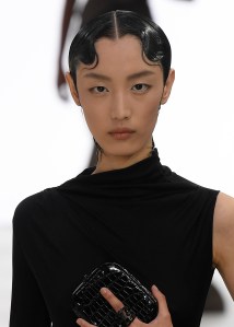 Model. on the runway at the Fendi Fall 2023 Couture Collection Fashion Show on July 6, 2023 in Paris, France.
