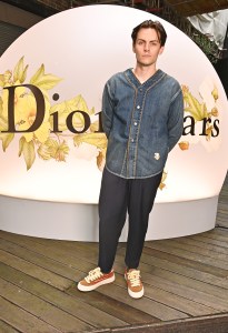 LONDON, ENGLAND - JULY 08: Freddy Carter attends the Dior Tears pop-up launch party on July 8, 2023 in London, England. Pic Credit: Dave Benett