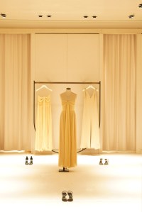 Inside the new Lanvin store opening on Madison Avenue.