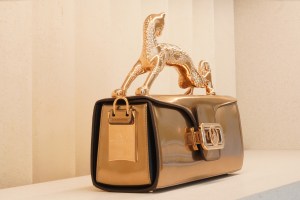 Inside the new Lanvin store opening on Madison Avenue.