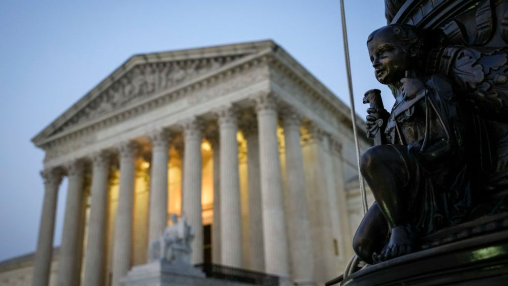 WASHINGTON, DC The U.S. Supreme Court is shown at dusk on June 28, 2023