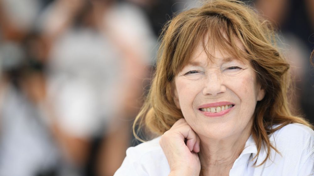 Jane Birkin at the "Jane By Charlotte" photocall during the 2021 Cannes Film Festival on July 8 in Cannes.