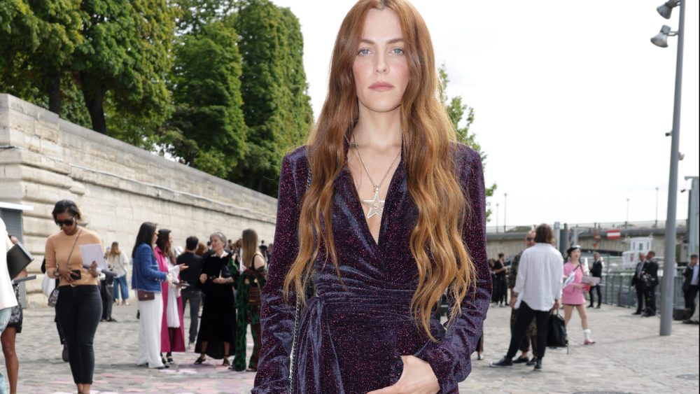Riley Keough at the Chanel Haute Couture Fall 2023 show on July 4 in Paris.