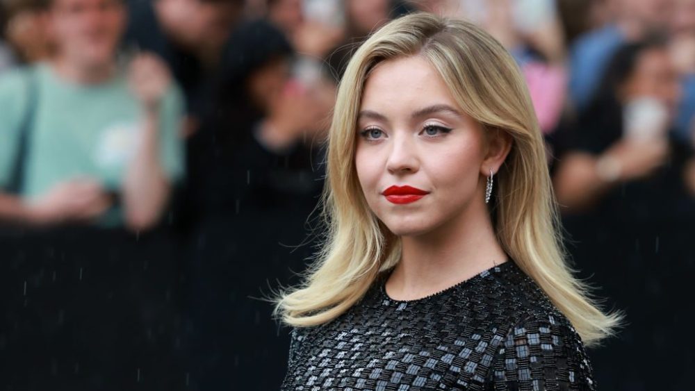 Sydney Sweeney attends the Giorgio Armani Privé Haute Couture fall 2023 show on July 4 in Paris.