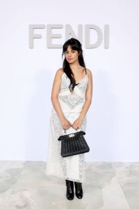 PARIS, FRANCE - JULY 06: Camila Cabello attends the Fendi Couture Fall/Winter 2023/2024 show at Palais Brogniart on July 06, 2023 in Paris, France. (Photo by Daniele Venturelli/Getty Images for Fendi)
