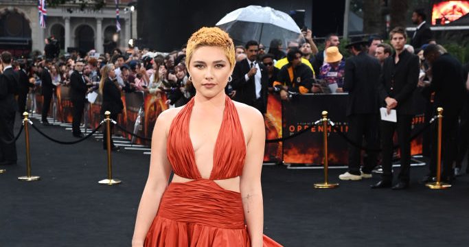 Florence Pugh, Oppenheimer, UK Premiere, Valentino