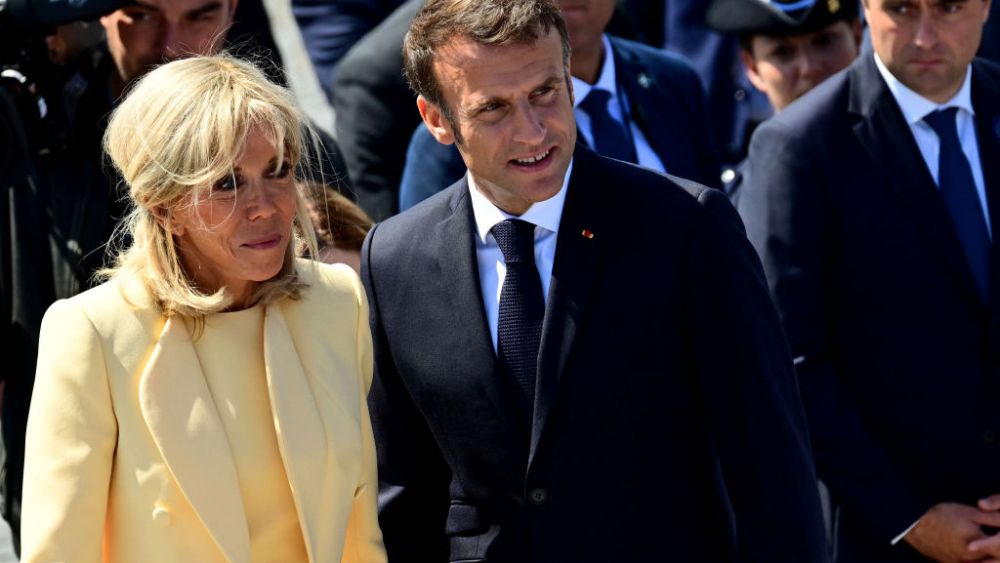 Emmanuel Macron, Brigitte Macron, Bastille Day 2023, parade