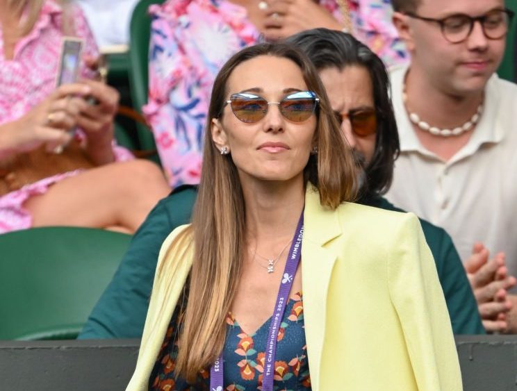 Jelena Djokovic at Wimbledon 2023.