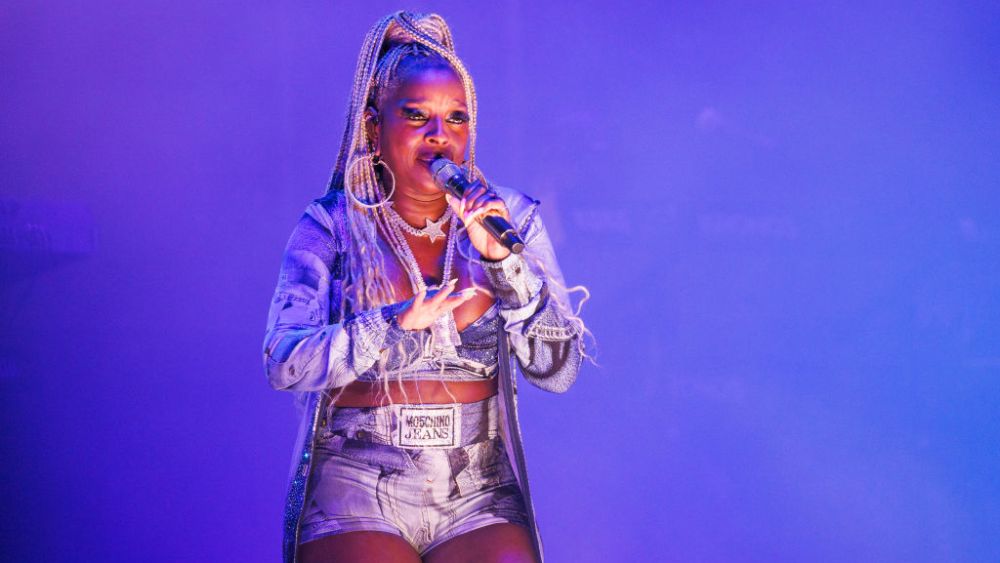 Mary J. Blige performs during the Blue Note Jazz Festival on July 28 in Napa, California.