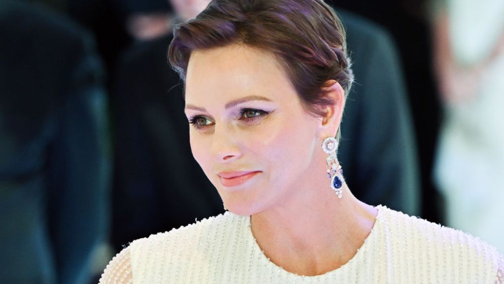 Princess Charlene of Monaco attends the Red Cross Ball 2023 on July 29 in Monaco.