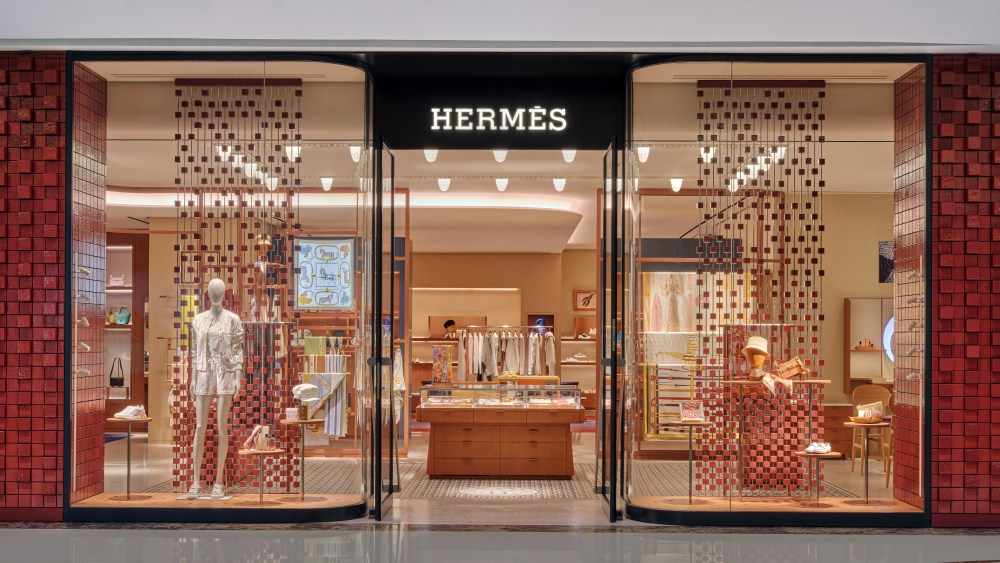 An Hermès store Tianjin, China.