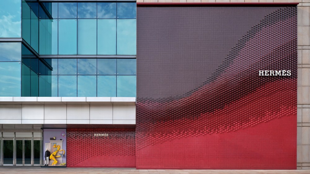 The new Hermès store in Tianjin, China