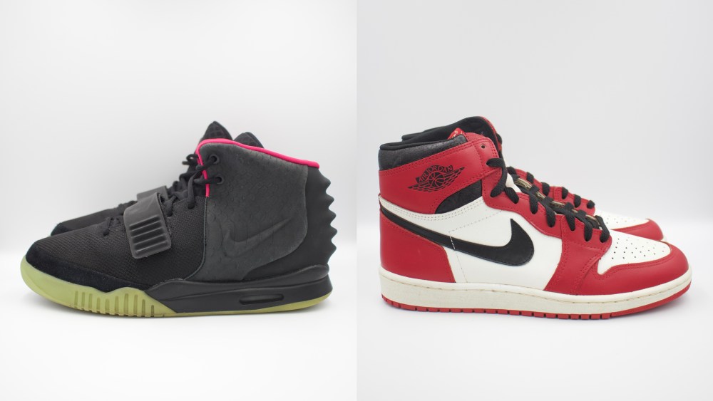 Nike Air Yeezy 2 NRG Solar Red, and Nike Air Jordan 1 Chicago 1985 to be featured in The Edit LDN x Harrods exhibition.