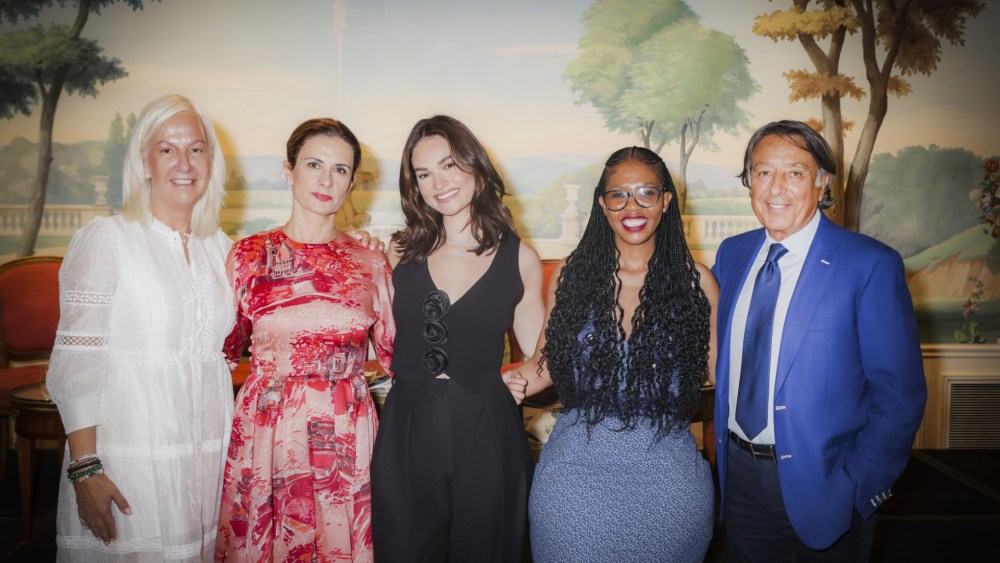 Iris Van Der Veken, Livia Firth, Lily James, Kesego Kereemang, Andre Messika.