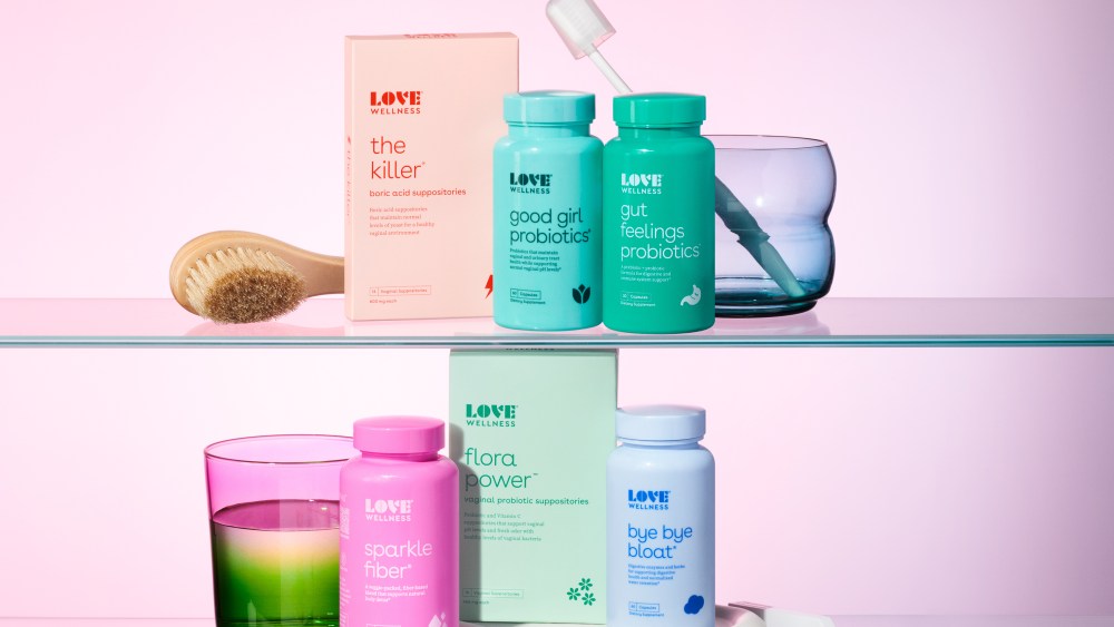 Love Wellness will enter Walmart with six stock-keeping units.