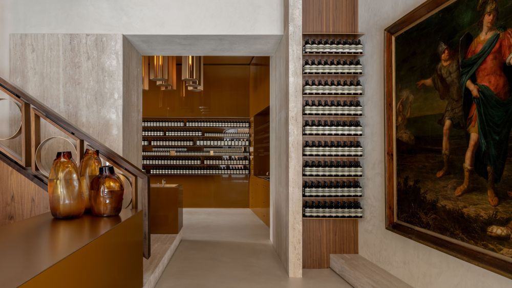 Aesop's new store in Rome.