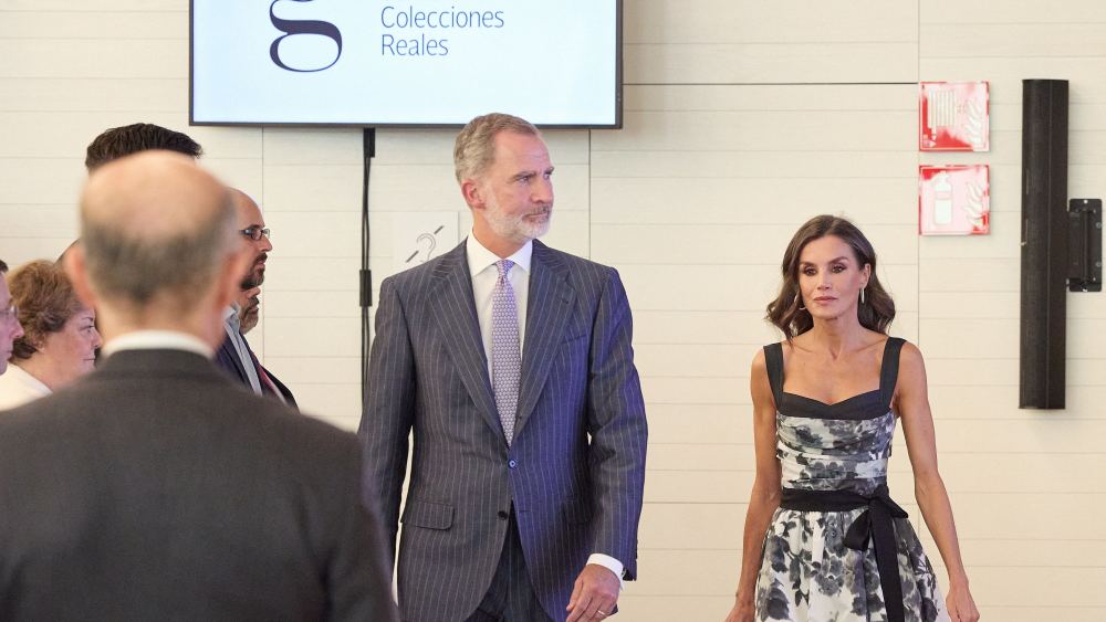 Pedro Sánchez, Queen Letizia, Royal Collections Gallery, Carolina Herrera