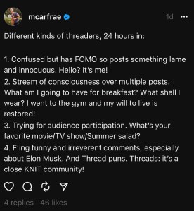Beauty brands, retailers and creators are taking to Threads with personable and interactive posts.