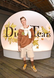 LONDON, ENGLAND - JULY 08: Patrick Gibson attends the Dior Tears pop-up launch party on July 8, 2023 in London, England. Pic Credit: Dave Benett