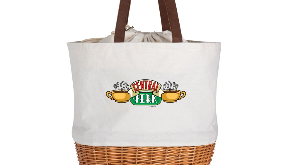 Picnic Time-Central Perk tote bag for Warner Bros. 100th anniversary at Saks.