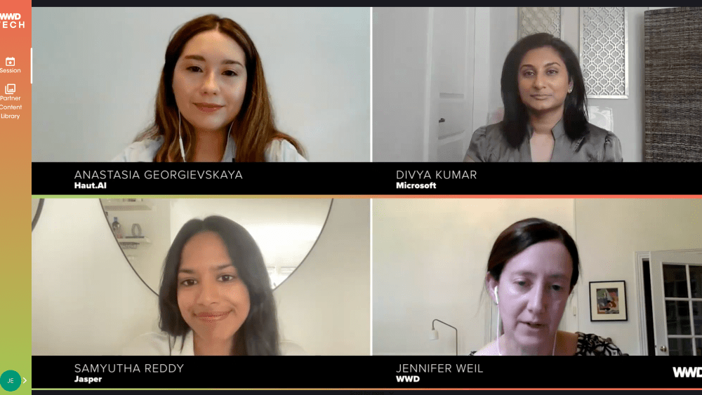 Anastasia Georgievskaya, Divya Kumar, Samyutha Reddy and Jennifer Weil