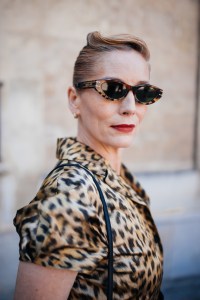 Street style at Paris Couture 2024 Fashion Week.