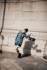 Street style at Paris Couture 2024 Fashion Week.
