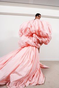 Backstage at Giambattista Valli Couture Fall 2023