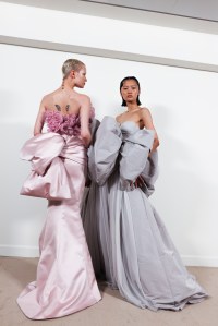 Backstage at Giambattista Valli Couture Fall 2023