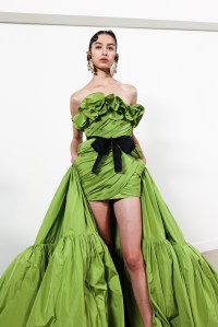 Backstage at Giambattista Valli Couture Fall 2023