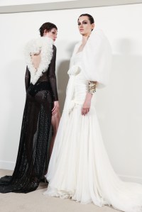 Backstage at Giambattista Valli Couture Fall 2023