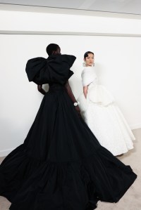 Backstage at Giambattista Valli Couture Fall 2023