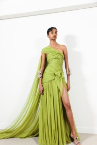 Backstage at Giambattista Valli Couture Fall 2023