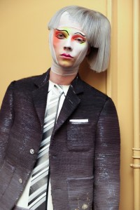 Backstage at Thom Browne Couture Fall 2023