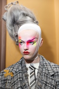 Backstage at Thom Browne Couture Fall 2023