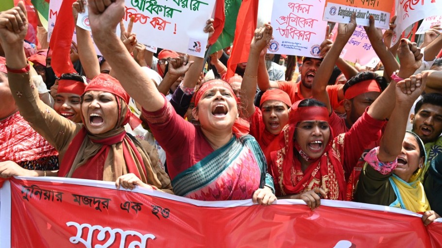 Garment workers in Bangladesh