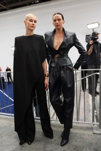 Backstage at Alexandre Vauthier Couture Fall 2023