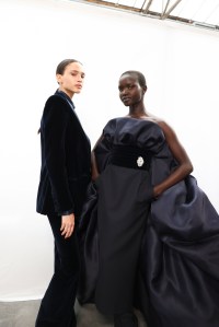 Backstage at Alexandre Vauthier Couture Fall 2023