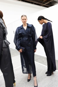 Backstage at Alexandre Vauthier Couture Fall 2023