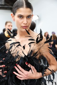 Backstage at Alexandre Vauthier Couture Fall 2023