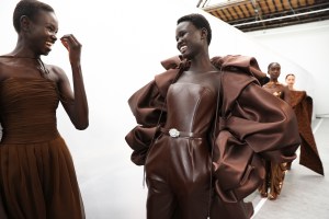 Backstage at Alexandre Vauthier Couture Fall 2023
