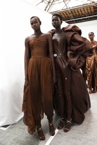 Backstage at Alexandre Vauthier Couture Fall 2023