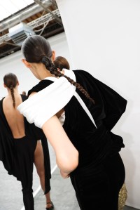 Backstage at Alexandre Vauthier Couture Fall 2023