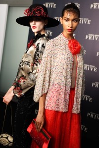 Backstage at Armani Privé Couture Fall 2023