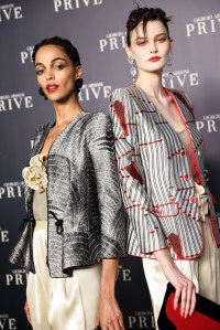 Backstage at Armani Privé Couture Fall 2023