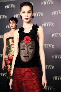 Backstage at Armani Privé Couture Fall 2023
